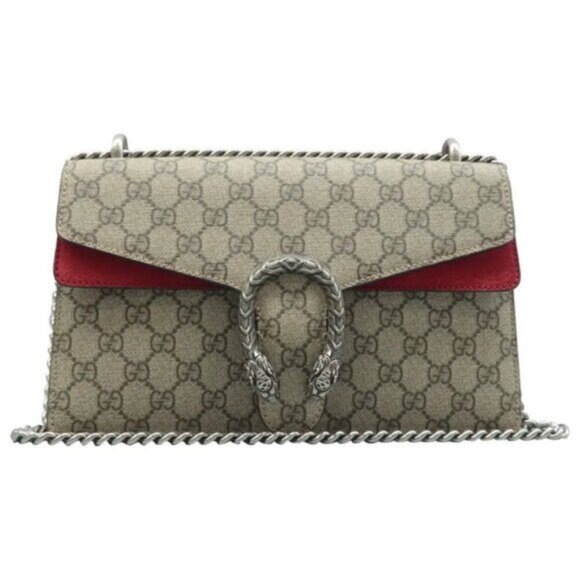 GUCCI Dionysus Small Brown GG Canvas Shoulder Bag 799-080325 - Picture 1 of 16